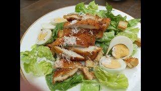 Crispy Chicken Caesar Salad MummyKim