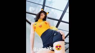 Biancake ️  check her Fb and Igsliceofb1ancake #shorts #biancake