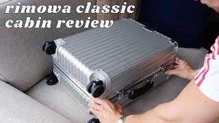 rimowa classic cabin unboxing & review what fits inside?