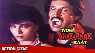 Dracula Kiran Kumar Murder Scene From Wohi Bhayanak Raat वही भयानक रातHindi Horror Movie