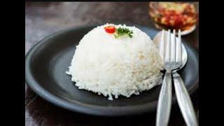 أسهل وأسرع طريقة لعمل الأرز الابيض