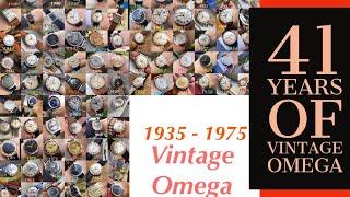 4 Decades of Vintage Omega timepieces - See how they have changed - Which is your favourite?