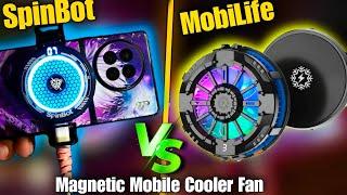 MobiLife vs SpinBot Magnetic Gaming Mobile Cooler Fan Full Comparison  कौन सा लेना चाहिए ?