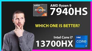 AMD Ryzen 9 7940HS vs INTEL Core i7 13700HX Technical Comparison