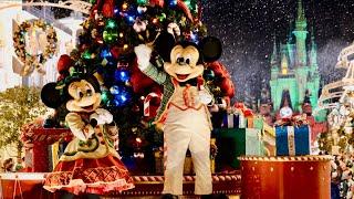 Mickeys Once Upon A Christmastime Parade 2022 Complete Show in 4K  Magic Kingdom Walt Disney World