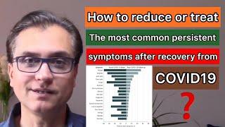 What are the most common Persistent Symptoms after COVID19 infection recovery?How to treat them?