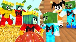 Monster School  Baby Zombie Vs Squid Game Doll Love Story - Minecraft Animation