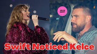 The EXACT MOMENT Taylor Swift NOTICED Travis Kelce in the crowd during her Singapore show