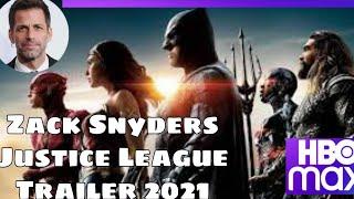 Zack Snyders Justice league official trailer HBO Max 2021