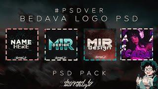 Ücretsiz LOGO PSD Pack  Photoshop  Dosyaları. #psdver1