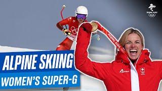 Alpine Skiing - Womens Super-G Full Replay  #Beijing2022