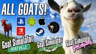 ALL DEVICES How to unlock ALL GoatsMutators in Goat Simulator Console PC and mobile