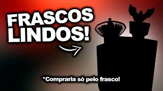 FRASCOS MAIS BONITOS DA MINHA COLEÇÃO ESSES PERFUMES COMPRARIA SÓ PELA APRESENTAÇÃO