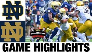 Team Blue vs Team Gold Highlights  2024 Notre Dame Football Spring Game