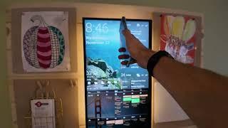 New Dakboard Setup - Big Touchscreen