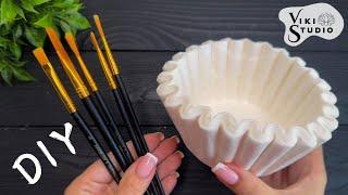 Amazing Paper Flower  Craft Ideas with Filters for coffee