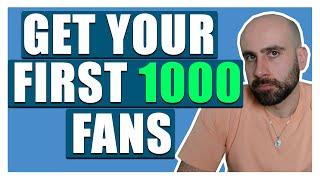 5 STEPS TO GET YOUR FIRST 1000 FANS  MUSIC PROMOTION