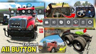 Truck Simulator Pro USA  All BUTTONs Explained