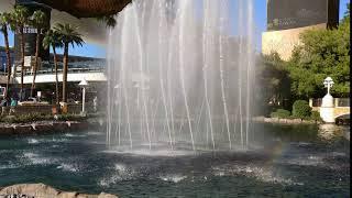 Wynn fountain show in Las Vegas