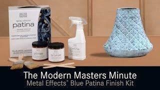 Modern Masters Metal Effects® Blue Patina Finish How-to