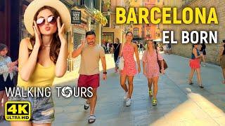 4K Barcelona Catalonia Spain El Born Walking Tour • June 2023