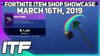 Fortnite Item Shop SGT. GREEN CLOVER + POT O GOLD IS BACK AND MORE March 16th 2019