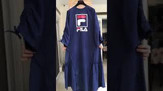 gamis suede fila