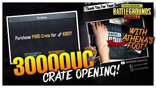 30000UC Eating Show with my FOOT - PUBG MOBILE