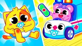 Wheels On The Baby Ambulance Song  Funny Songs For Baby & Nursery Rhymes by Toddler Zoo