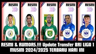 RESMI & RUMORS‼️ Update Transfer BRI Liga 1 Musim 20242025 - Persebaya resmikan Muhammad Rasid