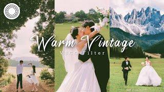 Warm Vintage VSCO Filter  VSCO photo editing tutorial