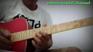 tutorial guitar hail to the king versie guitar acoustic solo by rukma naufal