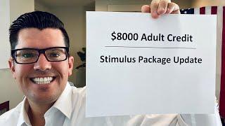 $8000 ADULT Check Update  Stimulus Package Update  107 Million Households Pay NO FEDERAL TAX