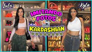 IMITANDO FOTOS de LAS KARDASHIANS  Lulu VS. Kylie Jenner 