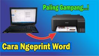 Cara Ngeprint Dokumen Word di KomputerLaptop