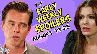 Young and the Restless Early Weekly Spoilers Aug 19-23 Billy Shakes Confession from Chelsea #yr