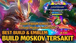 RAHASIA BUILD MOSKOV TERSAKIT 2024 TERBARU MOSKOV GAMEPLAY MOBILE LEGENDS