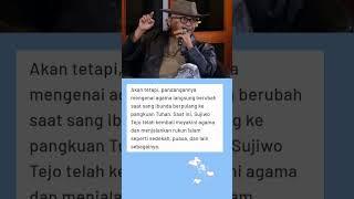 Sujiwo Tejo Ateis yang Kembali Ke IslamTapi tak Sholat #shorts