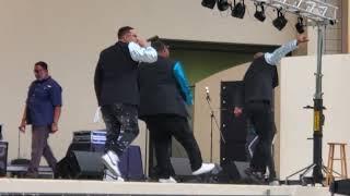 sons of funk  stage performance in Florida at the Meyers amphitheater