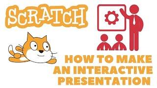 How to make a presentation in Scratch   Scratch Coding computer games tutorial