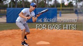 How To Bunt for Base Hits  WORKS EVERY TIME