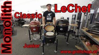 Vorstellung Monolith - Junior  Classic  LeChef @ grillshop.at