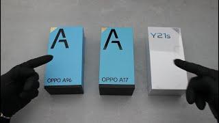 Oppo A17  Oppo A96 e Vivo Y21S - Unboxing