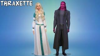 Making Thraxette in the Sims 4