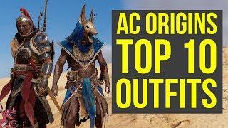 Assassins Creed Origins All Outfits TOP 10 + All DLC Armor AC Origins Outfits