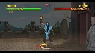 Mortal Kombat 1 HD Remake Demo Fatalities Scorpion and Sub-Zero