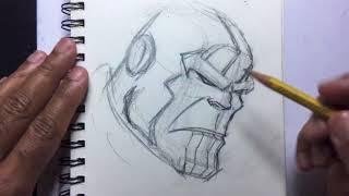 How To Draw Thanos