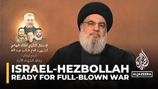 Head of Hezbollah threatens Israel Cyprus in televised address
