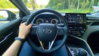 Toyota Camry IX 2.5 Hybrid Dynamic Force 218 HP  Test Drive #88  POV Driver. TV