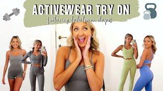 ACTIVEWEAR TRY ON HAUL FT LULULEMON DUPES  shein glowmode try on haul + 15% off code